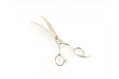 Tritra Special Edition 25070 - 440C - Gebogen Schaar 17 cm - Hondenschaar Trimschaar
