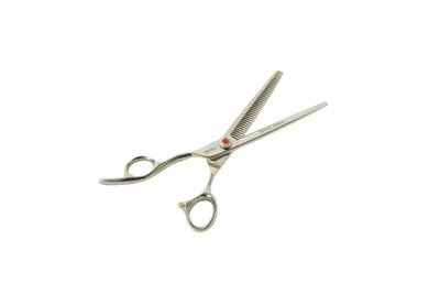 Tritra Special Edition E Linkshandig  - 440C - Enkele Effileerschaar 17,5 cm - Hondenschaar Trimschaar