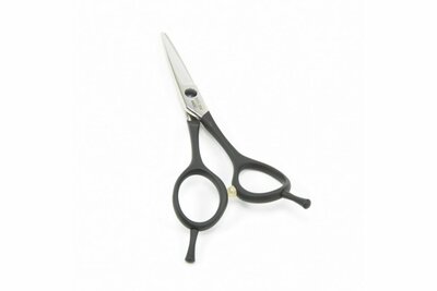 Tritra VT/oog R-punt - Recht schaartje 11,5 cm - Soft Grip Zwart - Hondenschaar Trimschaar