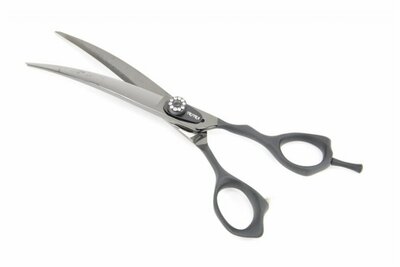 Tritra ZWG7 - Gebogen schaar 17,5 cm - Hondenschaar Trimschaar