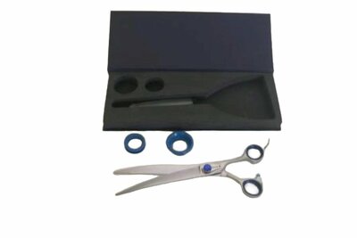 Miranda Japans 26082 - Poedelschaar - Gebogen 20 cm - Hondenschaar Trimschaar