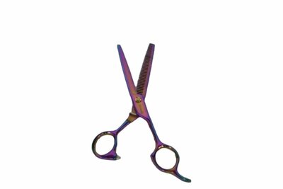 Miranda Multi Colour - Enkele Effileerschaar - 16 cm - 36 tands - Hondenschaar Trimschaar