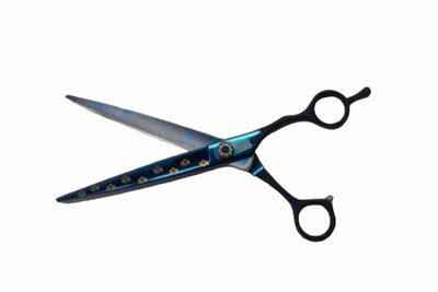 Miranda Blue Ergonomisch - Recht 18,5 cm - Hondenschaar Trimschaar