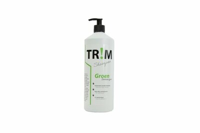 TR!M Hondenshampoo Groen - 1 Liter - Pompfles - Dennen geur