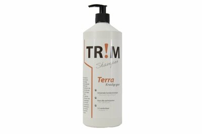 TR!M Hondenshampoo Terra - 1 Liter - Pompfles - Kruiden geur