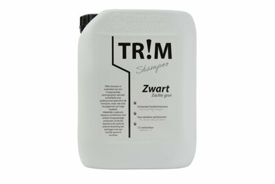 TR!M Hondenshampoo Zwart - 5 Liter - Donkere vacht