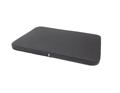 Benchkussen Leatherlook Zwart - Extra Hoog - Diverse Maten
