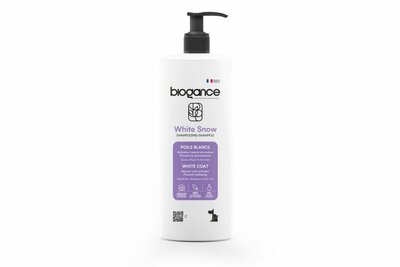 Biogance Hondenshampoo - 1 Liter - White Snow - Witte en lichte vachten