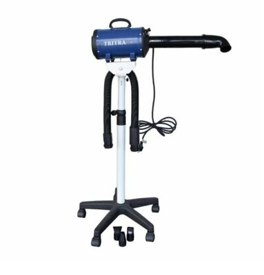 Tritra Föhn Blauw Professioneel (2200 Watt) op Voet met Tuit