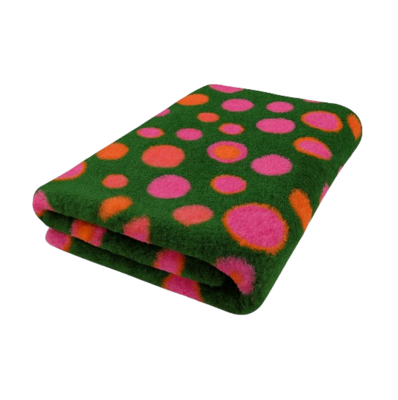 Vetbed Circles Groen Fuchsia Oranje - Anti-Slip - 10 Stuks 150x100 cm
