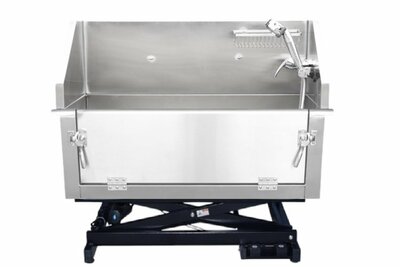 Hondenbad RVS ZW Elektrisch (61x107 cm)
