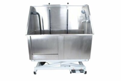 Hondenbad RVS-WTG Elektrisch met Schuifdeur