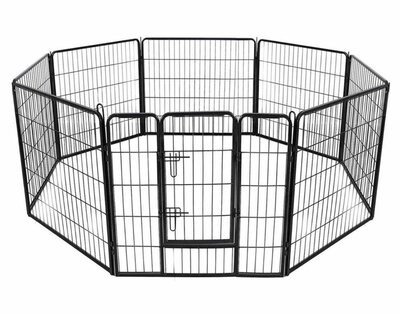 Puppyren Professioneel Zwart XL 640/100H - Showroom model