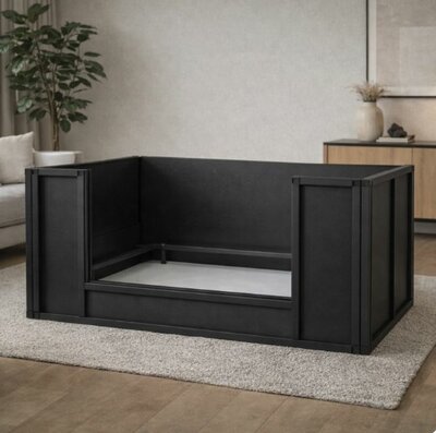 Werpkist Puppy Dream 80x80x50 cm - Zwart - Showroom model