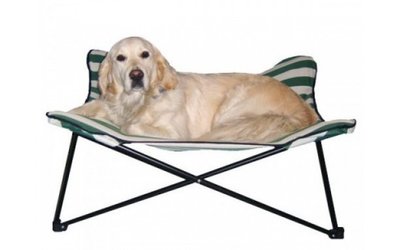 Honden Katten stretcher Groen Wit 87x87x23 cm