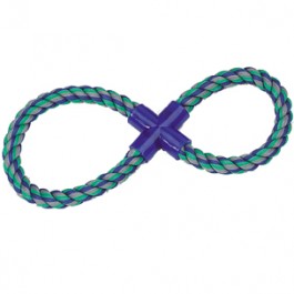 Touw 8-Ring Kauwkatoen - 40 cm