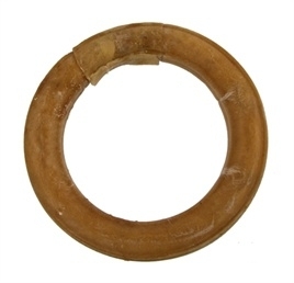 Kauwring Hond - Buffelhuid - Geperst Buffelbeenring (15cm)