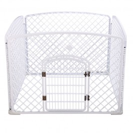 PUPPYREN PLAYPEN | KUNSTSTOF | WIT L100/75H